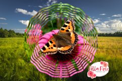 Butterfly | Spring | 10&quot; Sublimation Wind Spinner Product Image 1