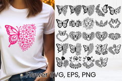 Butterfly SVG design | Summer SVG | Butterfly clipart Product Image 1