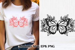 Butterfly SVG design | Summer SVG | Butterfly clipart Product Image 1