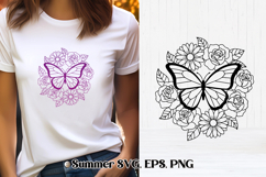 Butterfly SVG design | Summer SVG | Butterfly clipart Product Image 1