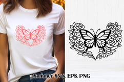 Butterfly SVG design | Summer SVG | Butterfly clipart Product Image 1