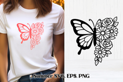 Butterfly SVG design | Summer SVG | Butterfly clipart Product Image 1