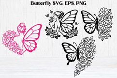 Butterfly SVG design | Summer SVG | Butterfly clipart Product Image 6