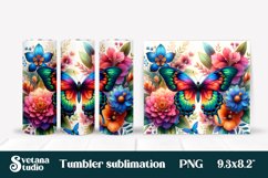 Butterfly tumblers | Animals tumbler | Tumbler sublimation Product Image 1