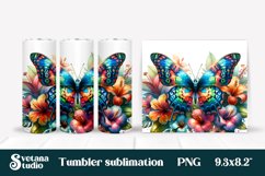 Butterfly tumblers | Animals tumbler | Tumbler sublimation Product Image 1