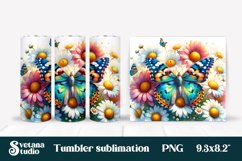 Butterfly tumblers | Animals tumbler | Tumbler sublimation Product Image 1