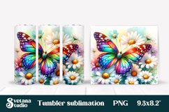 Butterfly tumblers | Animals tumbler | Tumbler sublimation Product Image 1