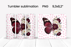 Butterfly tumblers | Animals tumbler | Tumbler wrap Product Image 1