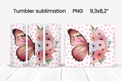 Butterfly tumblers | Animals tumbler | Tumbler wrap Product Image 1
