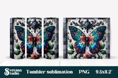 Butterfly tumblers | Animals tumbler | Tumbler wrap Product Image 1