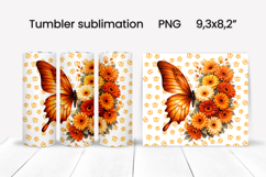 Butterfly tumblers | Animals tumbler | Tumbler wrap Product Image 1