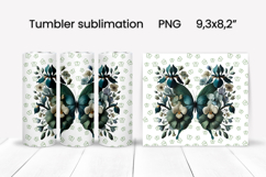 Butterfly tumblers | Animals tumbler | Tumbler wrap Product Image 1