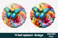 Butterfly wind spinner | Flower wind spinner Product Image 1