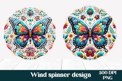 Butterfly wind spinner | Flower wind spinner Product Image 1