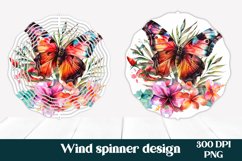 Butterfly wind spinner | Flower wind spinner Product Image 1