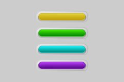 Button web ui and ux glass morphism colorful design Product Image 2