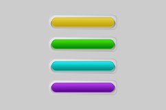 Button web ui and ux glass morphism colorful design Product Image 1