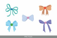 Button with Ribbon Clipart - Scrapbook Embellishment Product Image 1