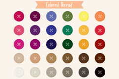Colored Button | Rainbow Sewing Round Button | Thread Product Image 5
