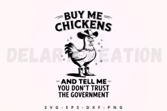 Buy Me Chickens and tell me you don&#039;t trust the SVG Product Image 1
