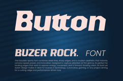 Buzer Rock - Futuristic Sporty Font Product Image 3