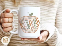 Reading vibes SVG cut file - Retro media specialist svg Product Image 2