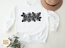 Mamaw boho sunflower SVG cut file - floral Mother's Day Product Image 3