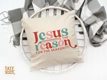 Jesus is the reason for the season SVG cut file - Retro svg Product Image 5