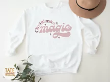 Christmas Magic SVG cut file - Retro Christmas shirt svg Product Image 3