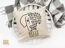 Forever in our hearts SVG cut file - dog loss remembrance Product Image 3