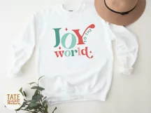 Joy to the world SVG cut file - Retro Christmas svg Product Image 2