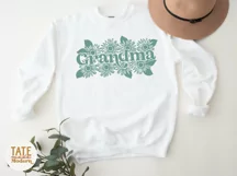 Grandma boho sunflower SVG cut file - floral Mother's Day Product Image 2