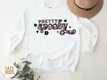 Pretty spooky retro Halloween floral PNG for sublimation Product Image 2