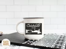 Vintage Colorado SVG cut file - Colorado state symbols svg Product Image 3