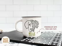 Forever in our hearts SVG cut file - dog loss remembrance Product Image 2