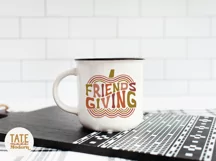 Friendsgiving retro SVG cut file - Pumpkin thanksgiving svg Product Image 2
