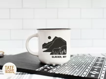 Glacier, MT SVG cut file - Retro national park SVG Product Image 3