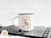 Happy holidaisy Retro PNG for sublimation - retro winter Product Image 2