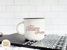 Let's get cozy Retro PNG for sublimation - retro daisy png Product Image 2