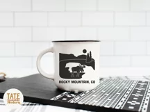 Rocky Mountain CO SVG cut file - Retro national park SVG Product Image 3