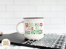 You had me at Ho Ho Ho! Retro SVG cut file - funny christmas Product Image 3