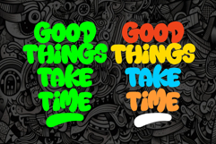 Back Wild | Rounded Graffiti Webfont Product Image 5