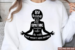 By being yourself you put something SVG, Black Month History Product Image 1