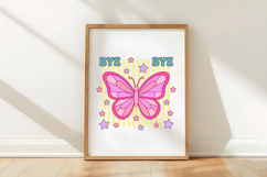 Bye Bye Butterfly Last Day of School PNG Product Image 5