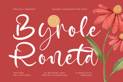 Byrole Roneta - Quirky Handwritten Font Product Image 1