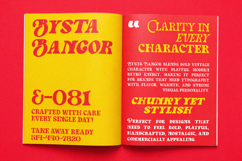 Bysta Bangor - Modern Retro Serif Display Font Family Product Image 14