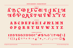 Bysta Bangor - Modern Retro Serif Display Font Family Product Image 16