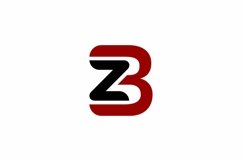 BZ ZB Logo design vector template Product Image 1