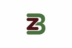 BZ ZB Logo design vector template Product Image 1