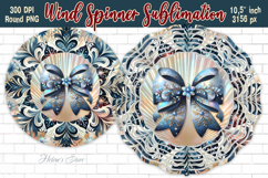 Cute Christmas designs Wind Spinner wrap sublimation BUNDLE Product Image 11